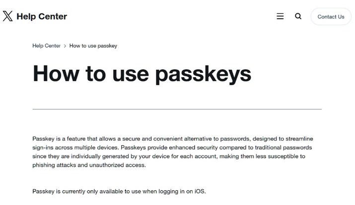 新河苹果维修店铺分享iOS用户如何通过通行密钥(Passkey)登录 